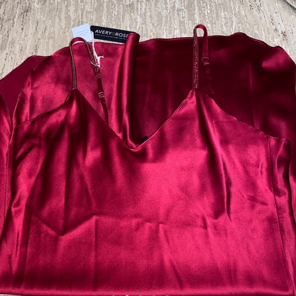 Avery Rose lingerie slip dress swarovski crystals - Picture 2 of 4